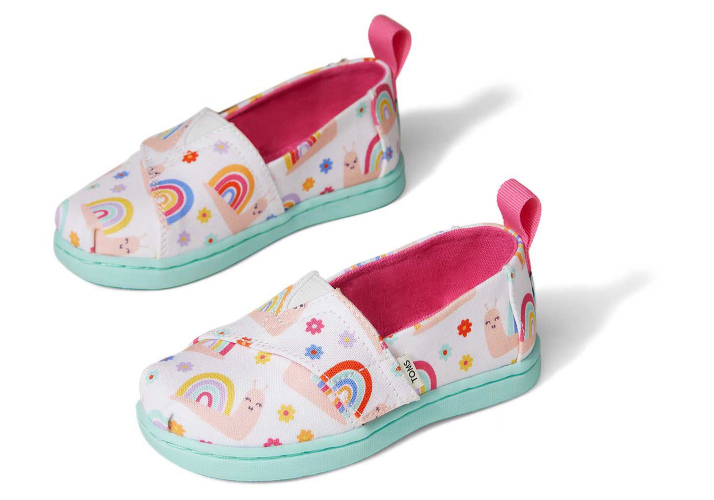 Toms Alpargata Tiny Rainbow Snails Espadrille Multicolor - Kids - 56407-BNAI